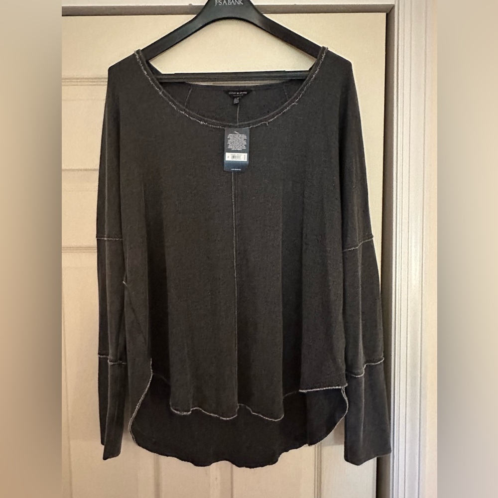 Lucky Brand grey swing top
